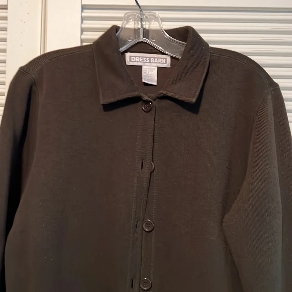 DRESS BARN Button Down Jacket - Picture 3 of 5